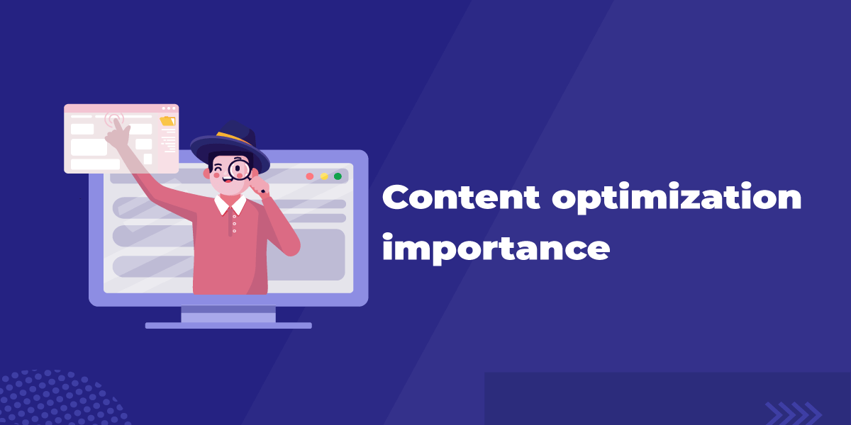 Content optimization blog header