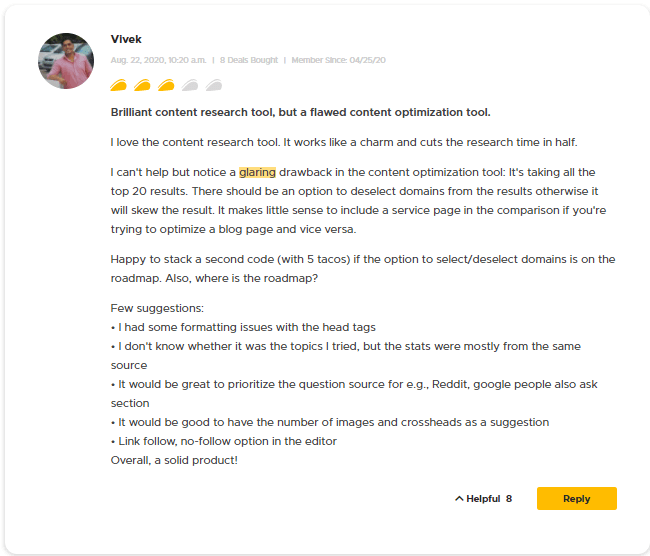 Frase review on AppSumo Frase review on Appsumo launch