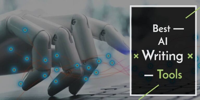 AI writing software header