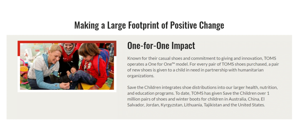 Example of creating unique offer from TOMS Example of creating unique offer from TOMS