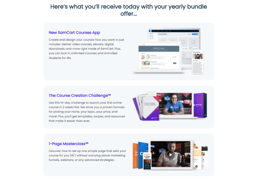 Irresistible offer examplle on Samcart website building perceived value Irresistible offer example on Samcart website building perceived value