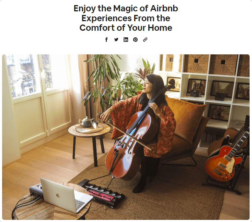 Airbnb blog post copy